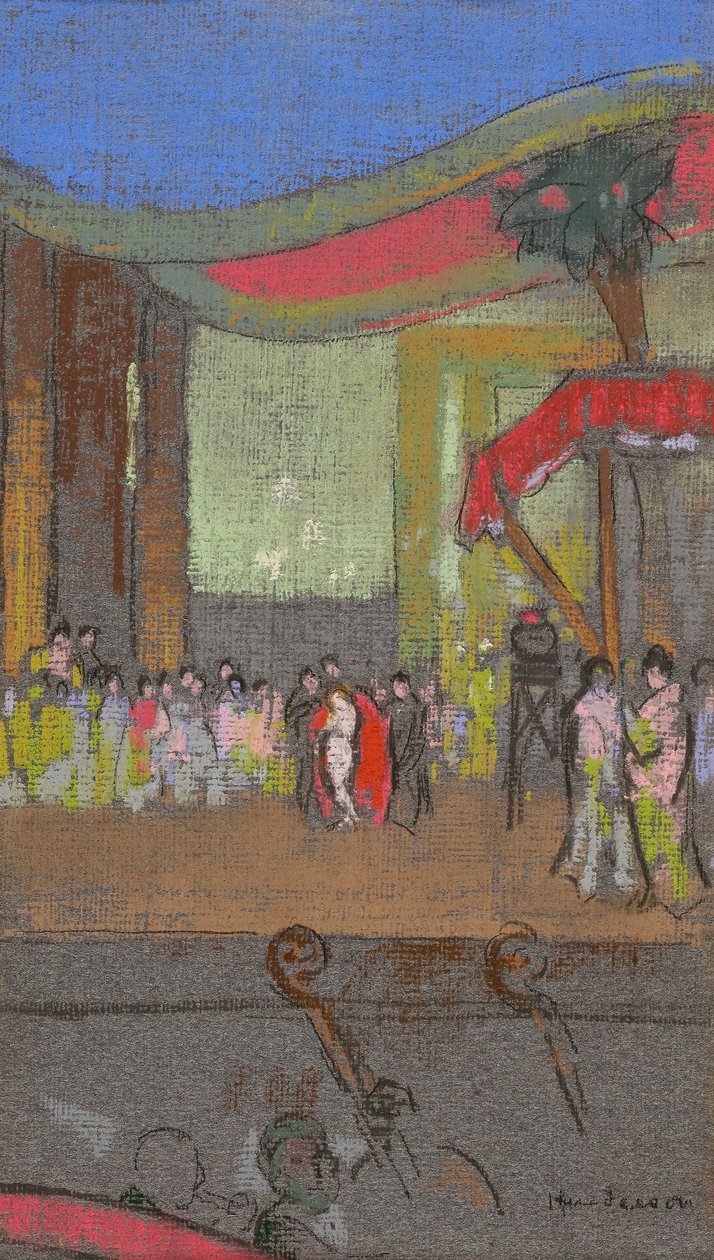 Scénografie pro operu od William Penhallow Henderson