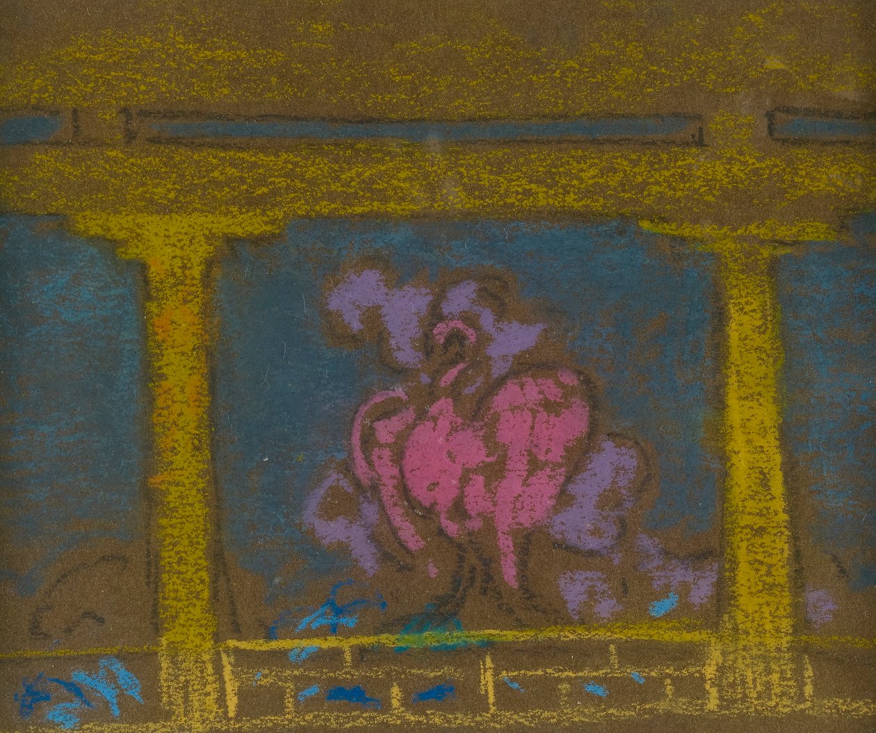 Studie ke scéně v Dceři nebes, Santa Fe, 1915 od William Penhallow Henderson