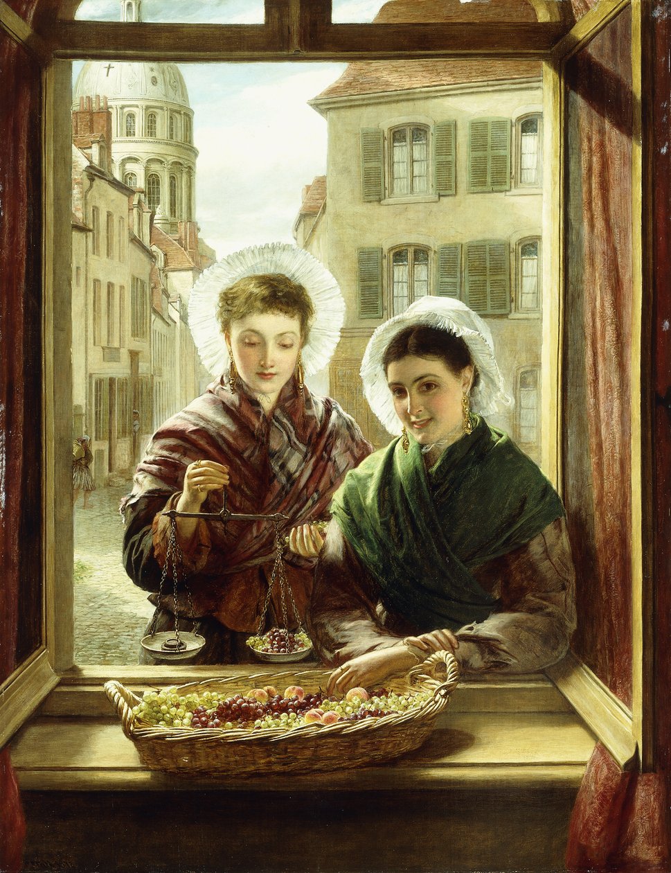 U mého okna, Boulogne, 1872 od William Powell Frith
