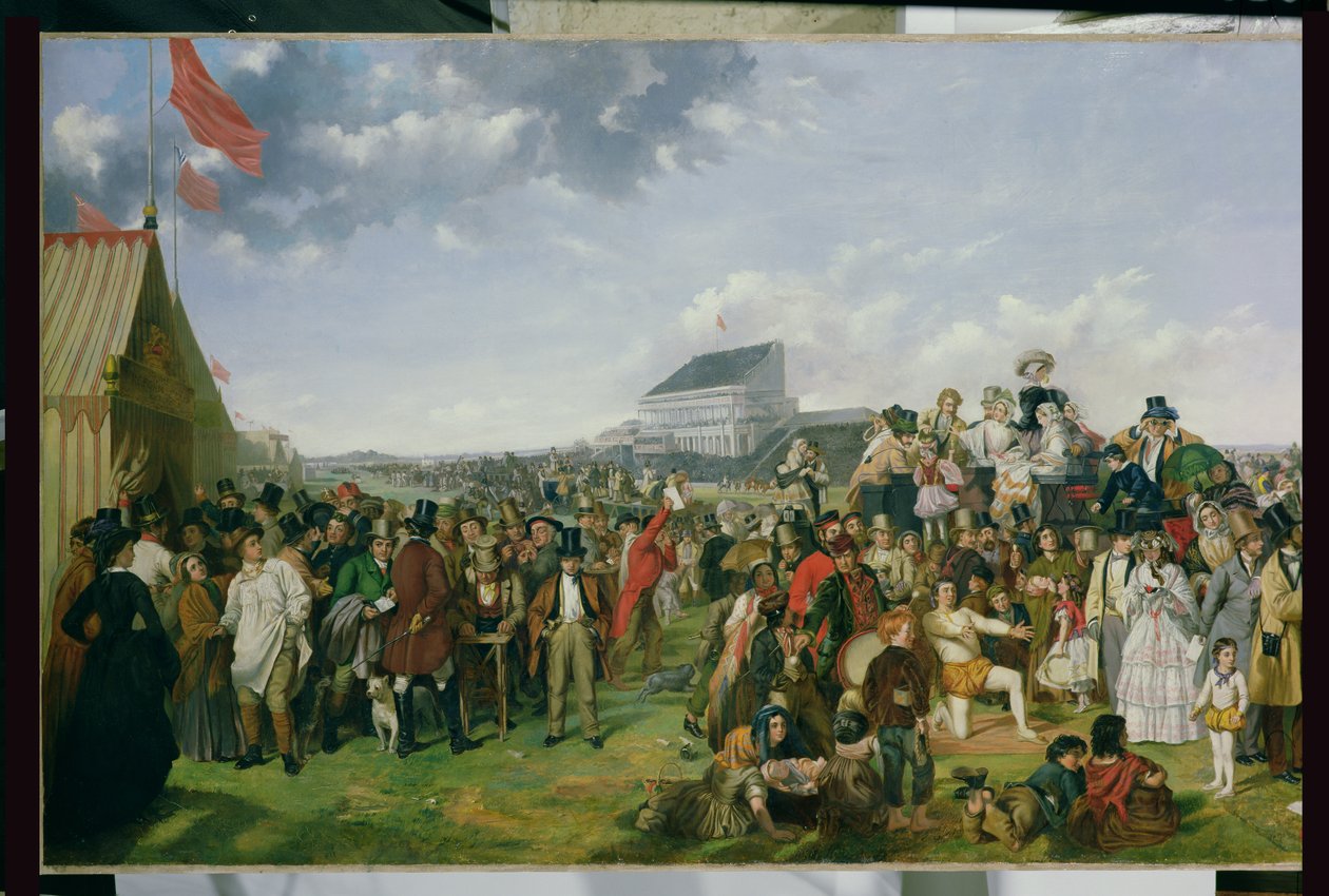 Detail Derby Day olej na plátně 56103 viz také 120097 od William Powell Frith