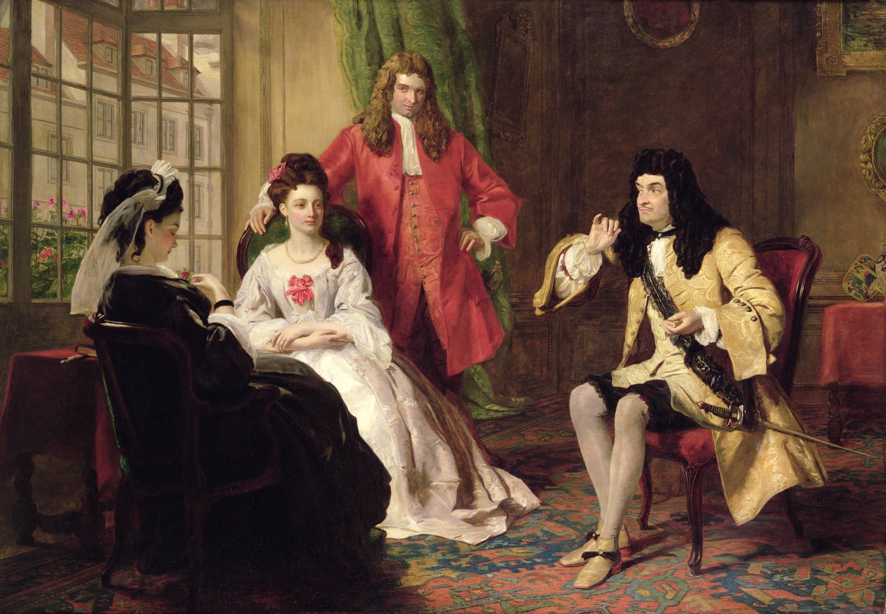 Lord Fopington vypráví svá dobrodružství od William Powell Frith