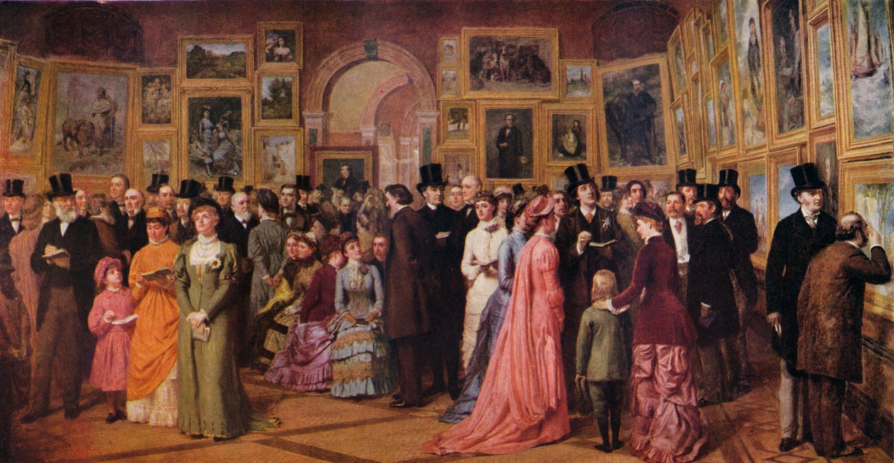 Private View at the Royal Academy, 1881, 1883 1935 od William Powell Frith
