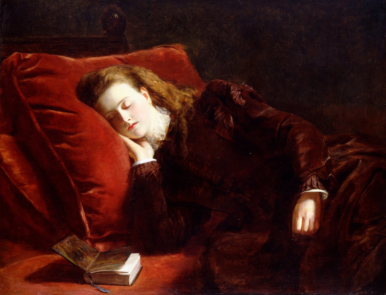 Spánek, 1873 od William Powell Frith