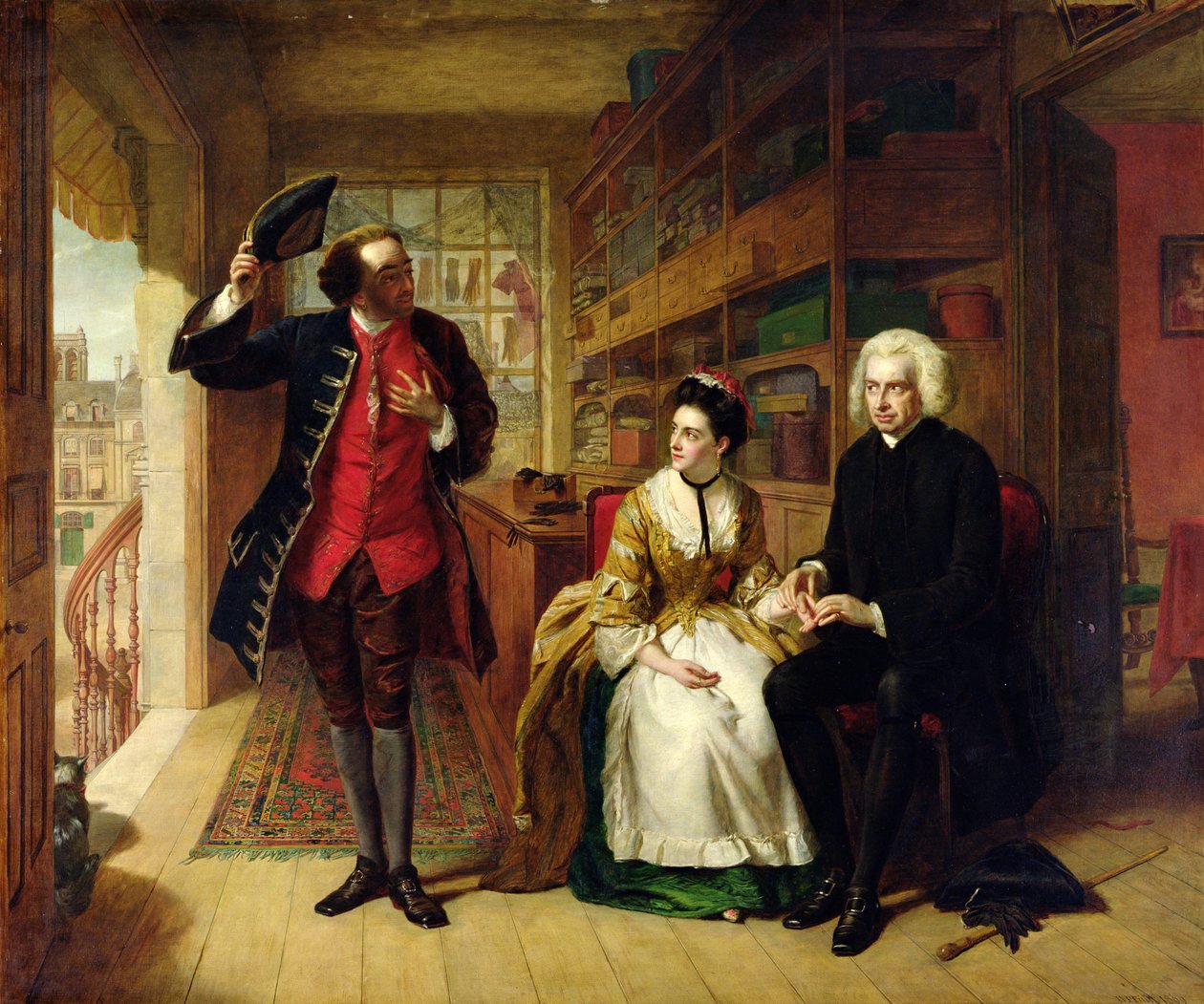 Puls, manžel, 1869 od William Powell Frith
