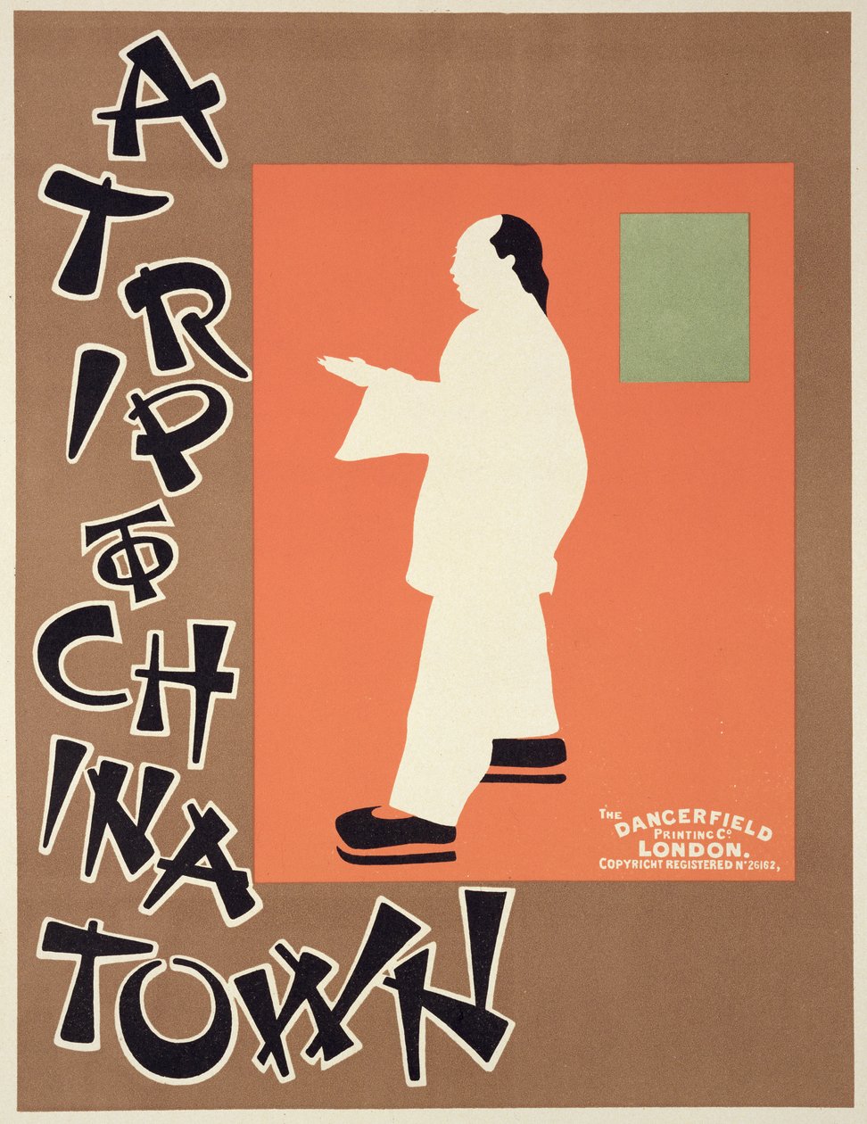 Reprodukce reklamního plakátu „Výlet do China Town“ (barevné lito) od William and Pryde James Nicholson