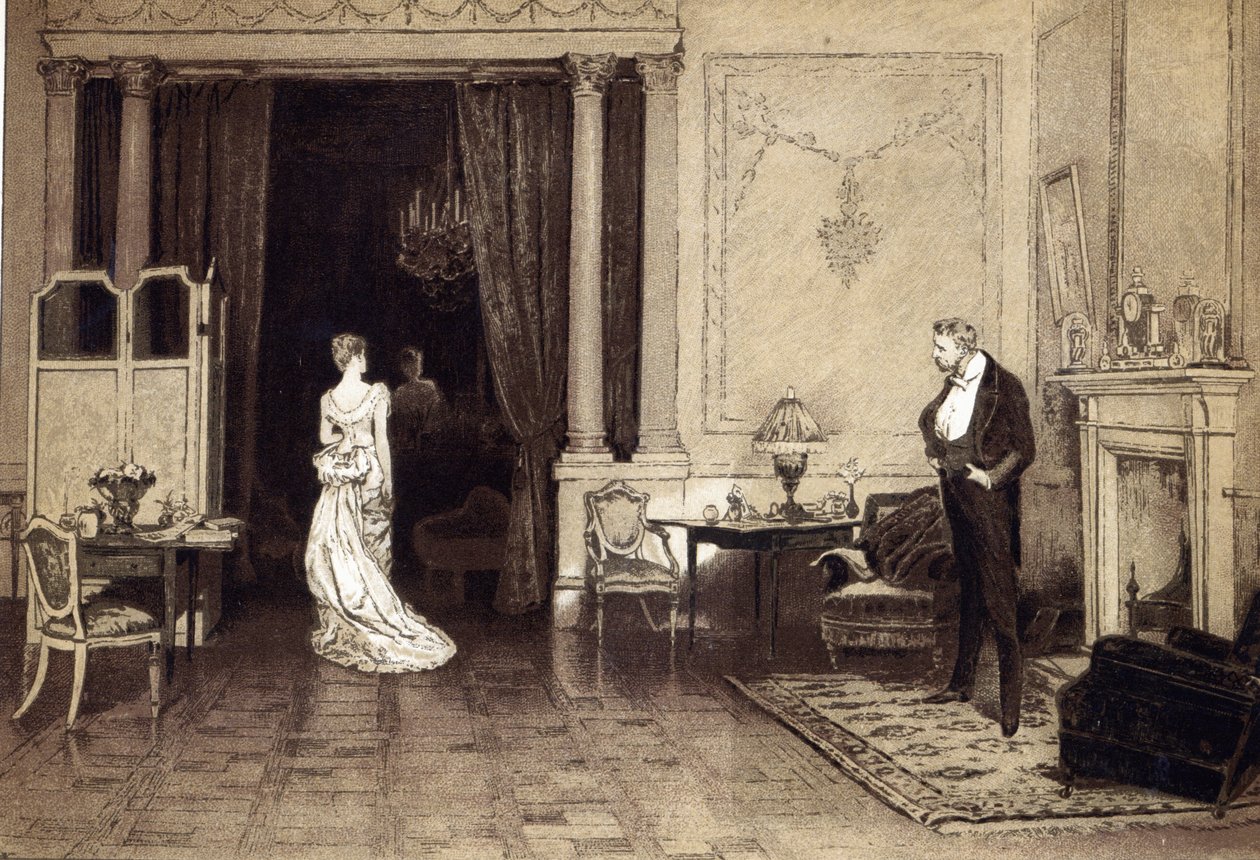 První mrak z filmu „Hodina volného času“ od William Quiller (after) Orchardson