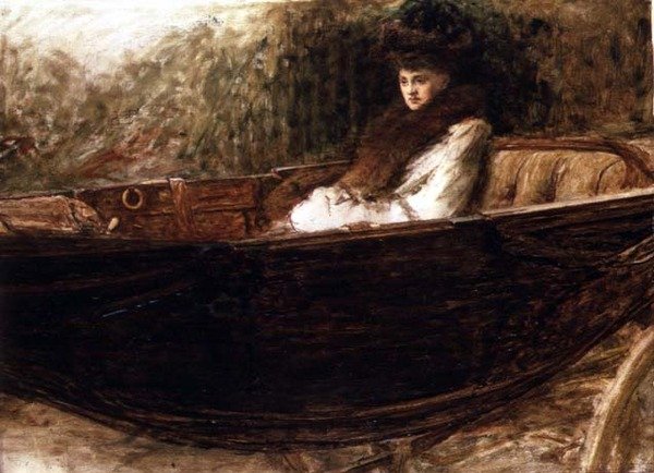 Dáma v Landau od William Quiller Orchardson