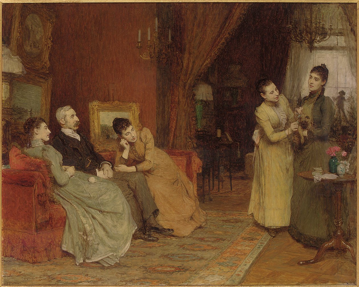 Portrét rodiny Joseph, 1890 od William Quiller Orchardson