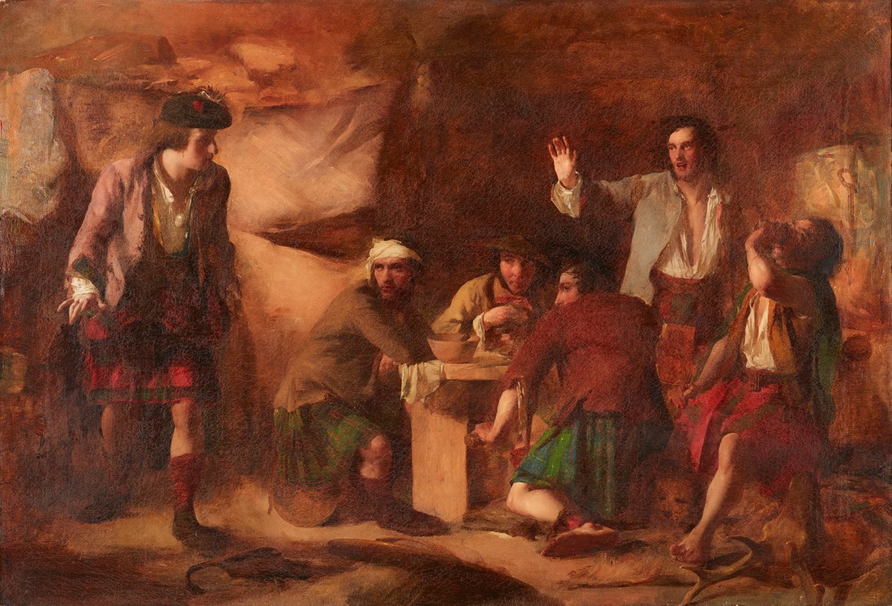 Princ Charles Edward a Catherans (olej na plátně) od William Quiller Orchardson