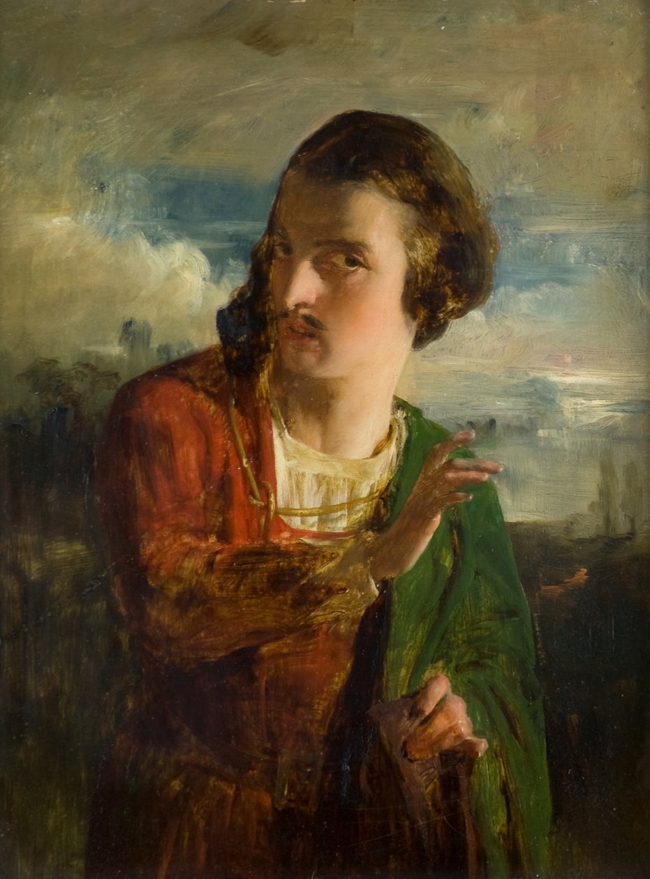 Autoportrét, asi 1853 (olej na desce) od William Quiller Orchardson