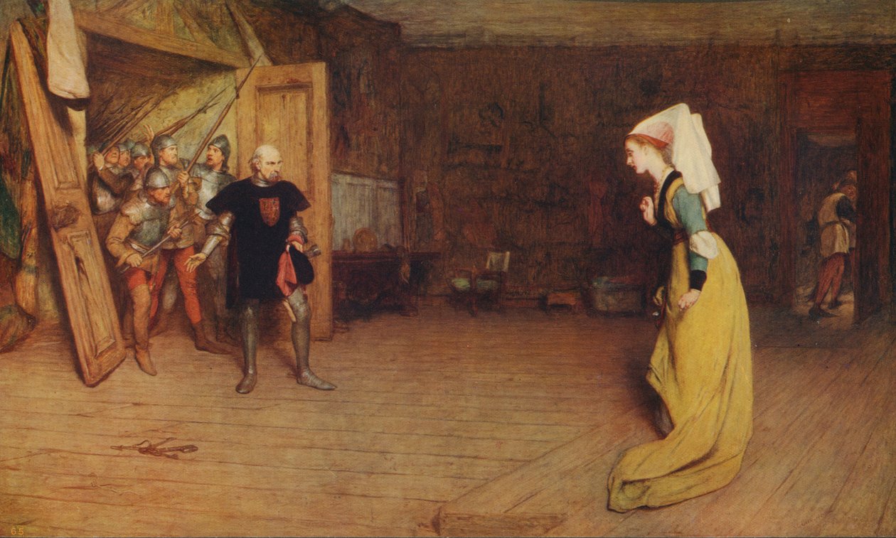 Talbot a hraběnka z Auvergne, 1875, c1915. od William Quiller Orchardson