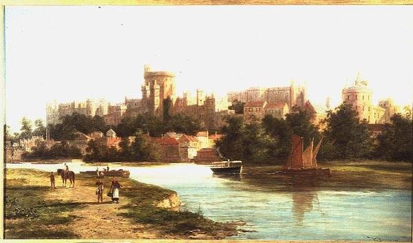 Pohled na hrad Windsor od William R. Dommersen
