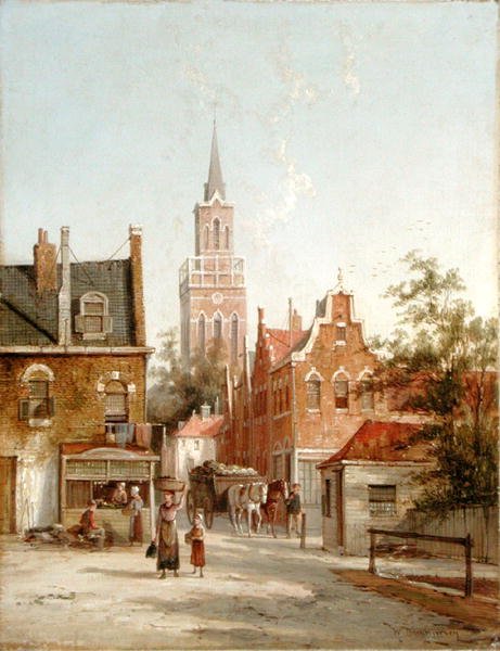 St. Johns, Breda (olej na plátně) od William R. Dommersen
