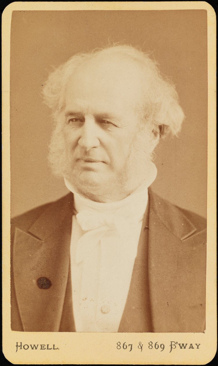 Cornelius Vanderbilt, asi 1870-77 (albumenový tisk) od William R. Howell