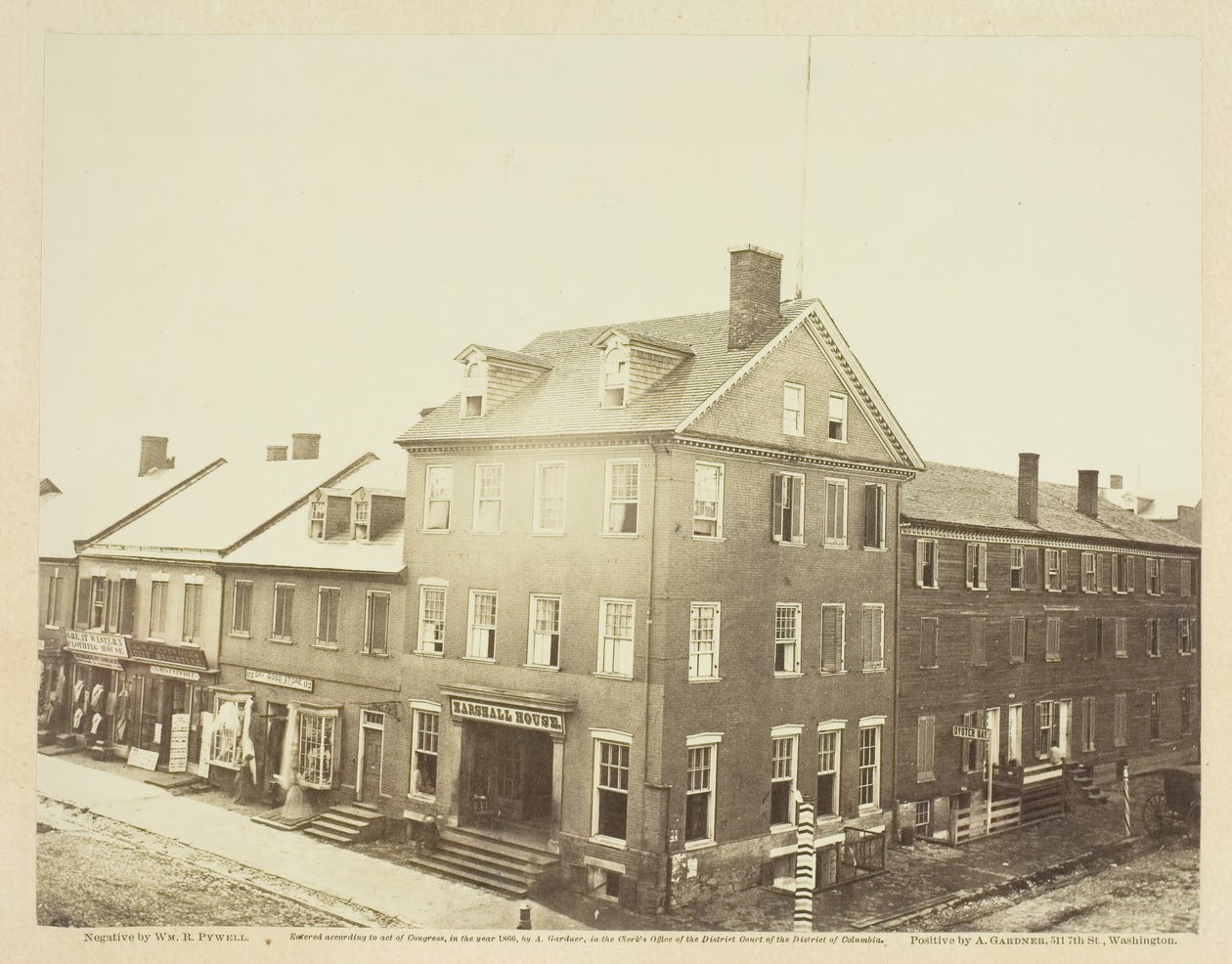 Marshall House, Alexandria, Virginie, srpen 1862. od William R. Pywell