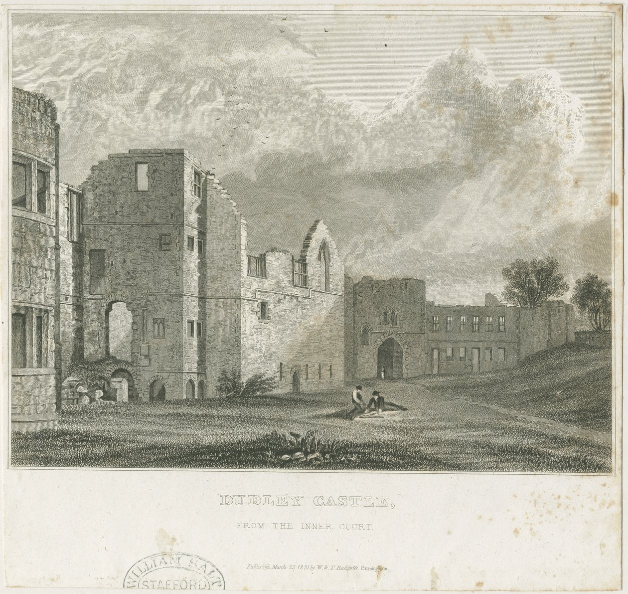 Dudley Castle – The Keep: ocelorytina, nd [c1831] od William Radclyffe