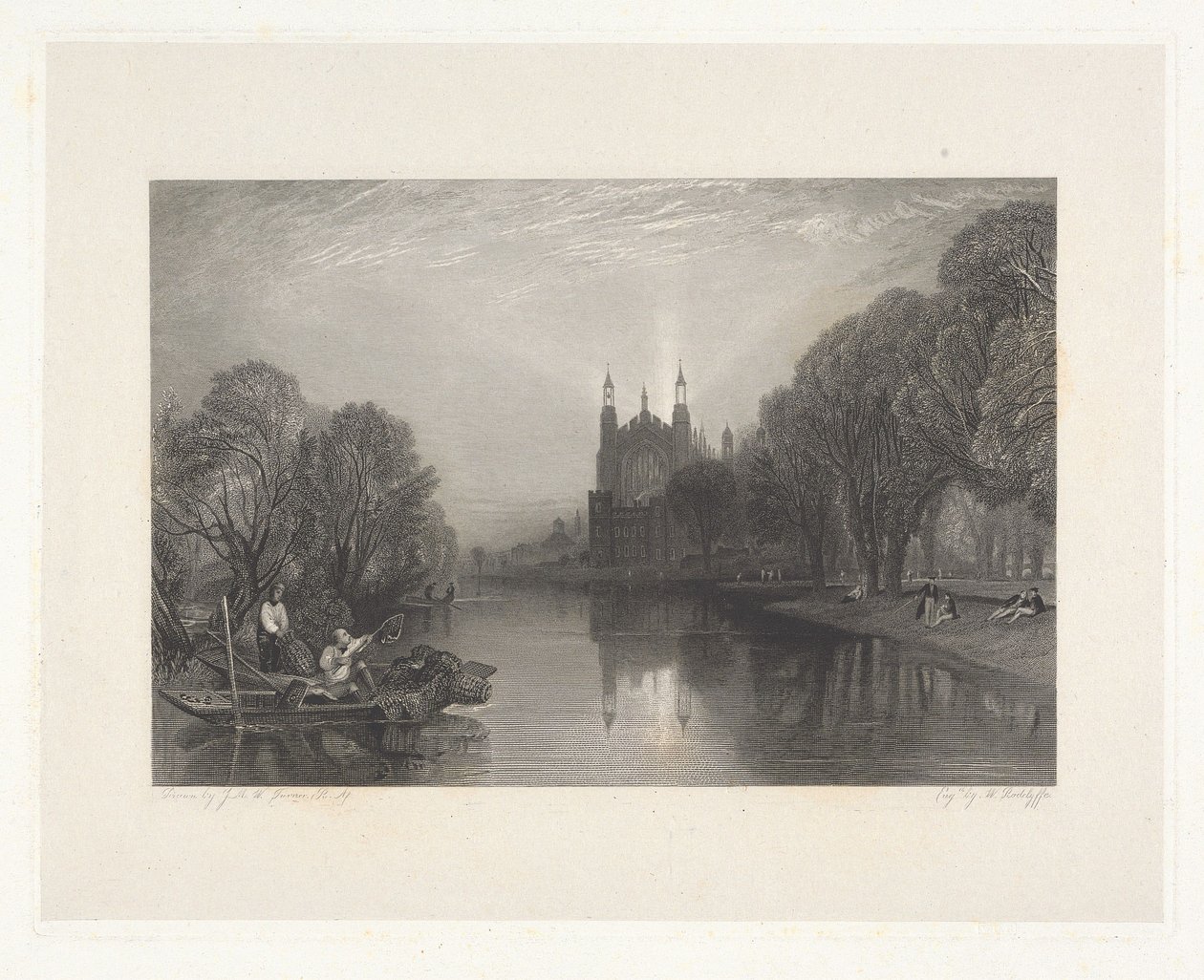 Eton College, Berkshire od William Radclyffe