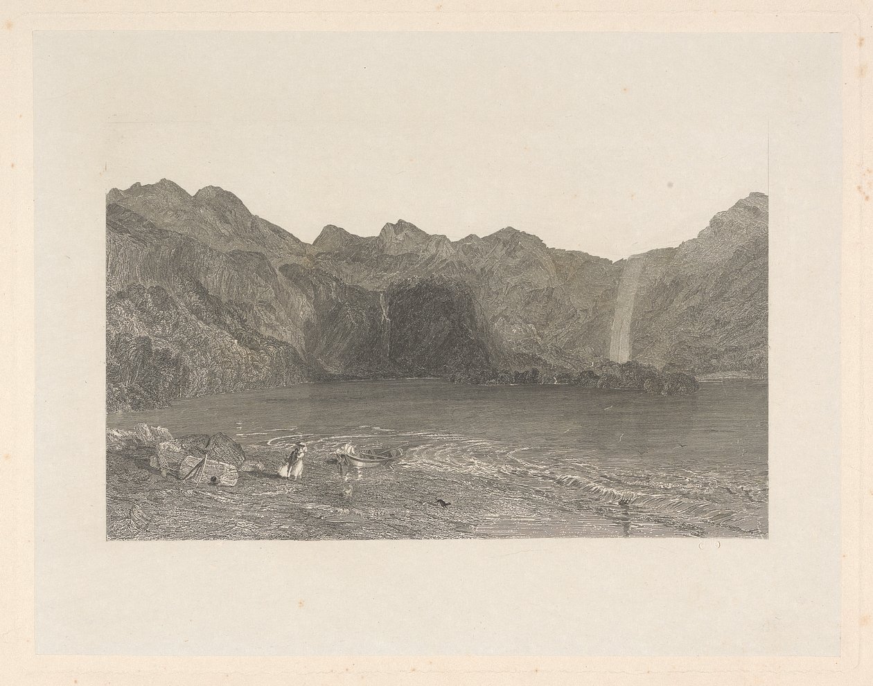 Keswick Lake, Cumberland od William Radclyffe