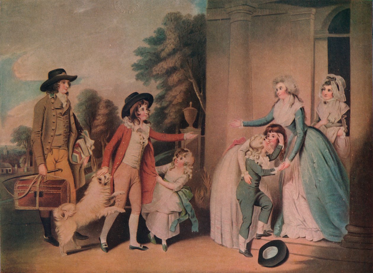 Dulce Domum aneb návrat ze školy, 1790, 1919 od William Redmore Bigg