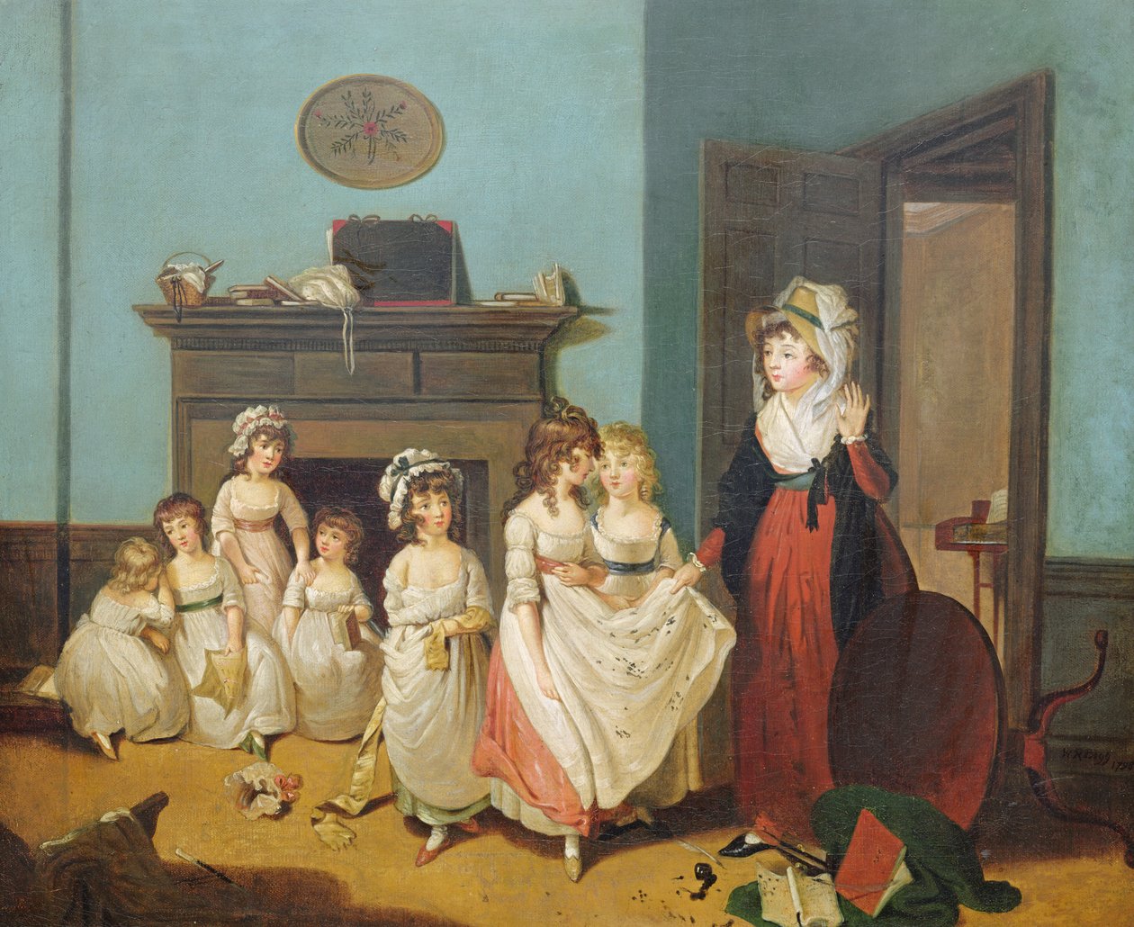 The Romps (olej na plátně) od William Redmore Bigg