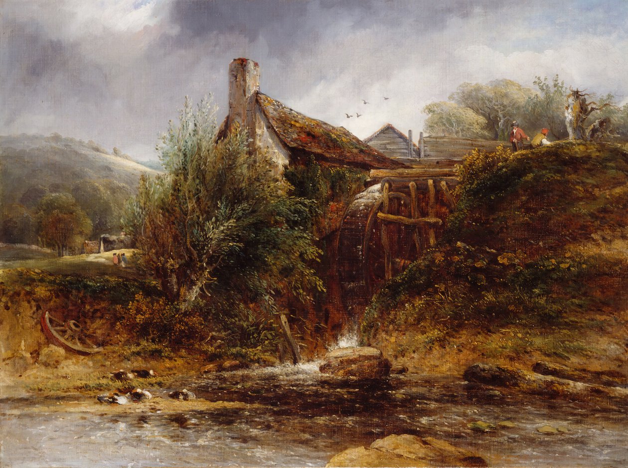Old Water Mill, Severní Wales, 1830-1860. od William Roberts