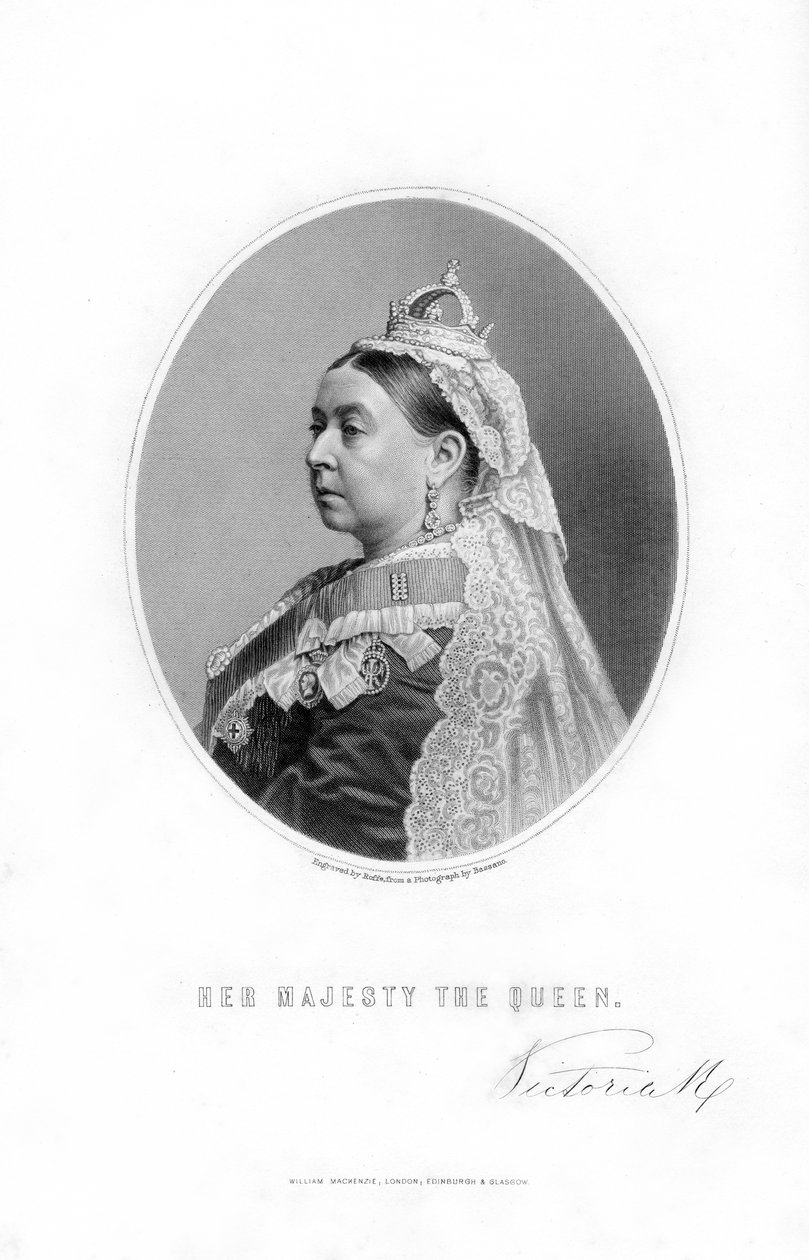 Královna Viktorie, královna Spojeného království Velké Británie a Irska, 1899. od William Roffe