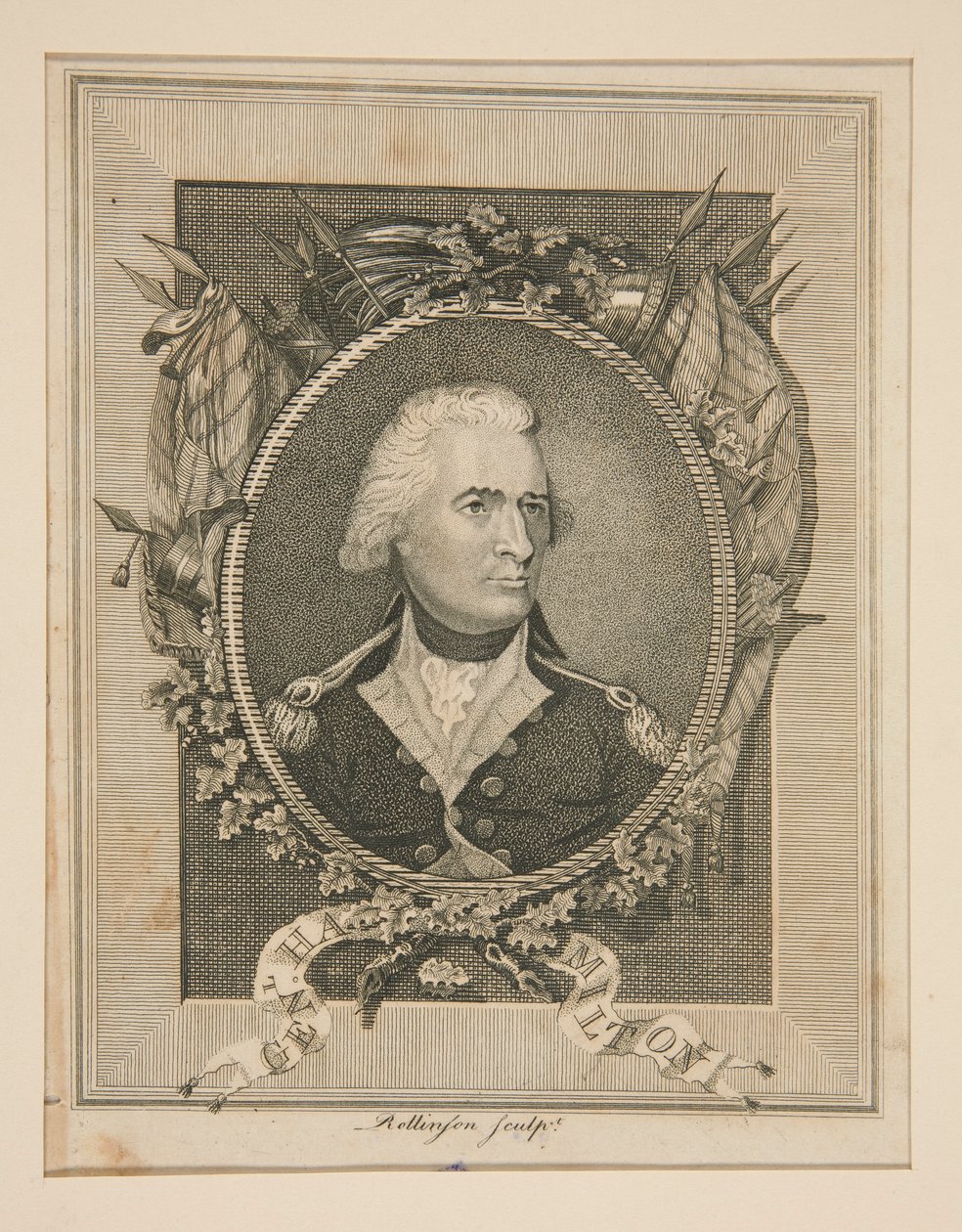 Generál (Alexander) Hamilton od William Rollinson