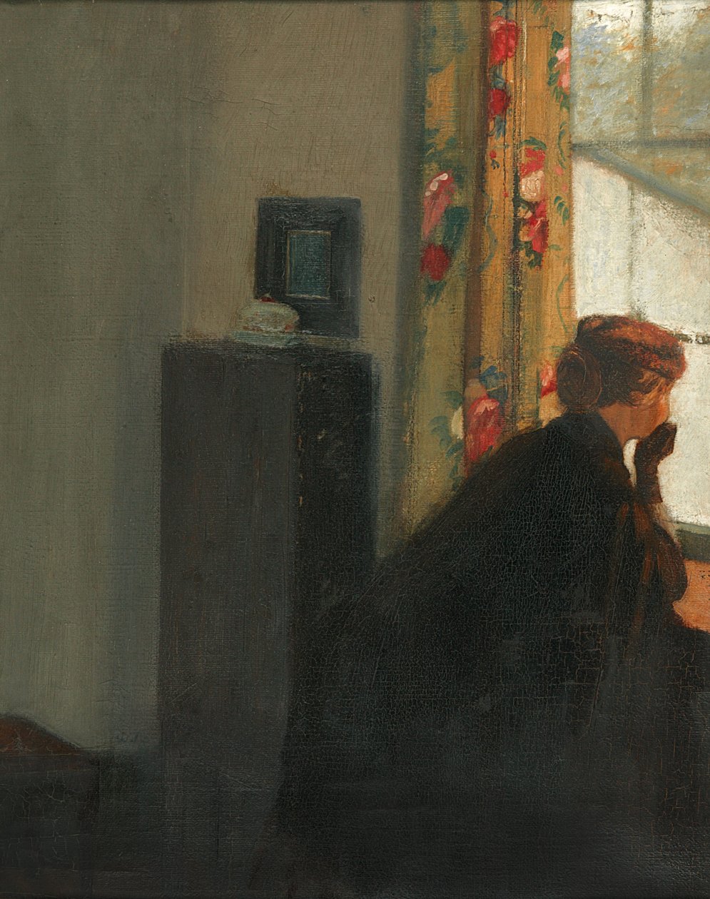 U okna (olej na plátně) od William Rothenstein