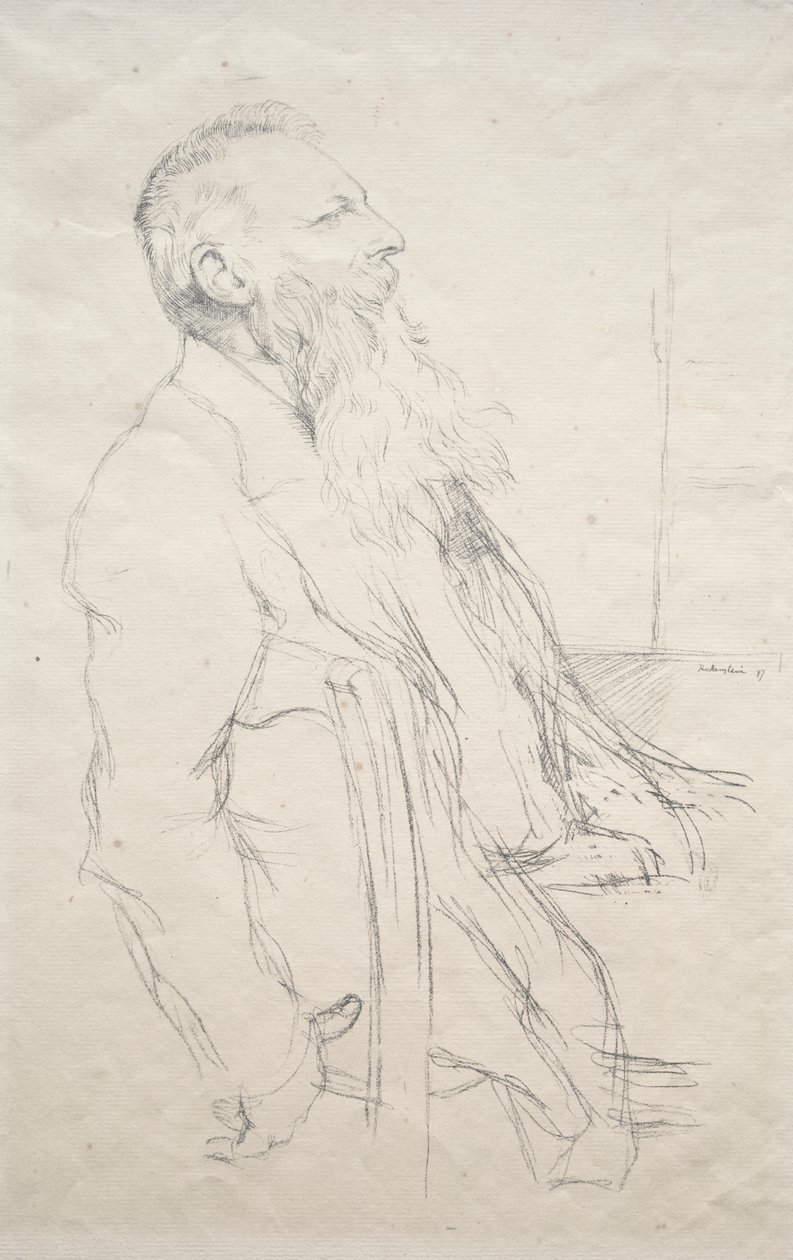 Auguste Rodin od William Rothenstein