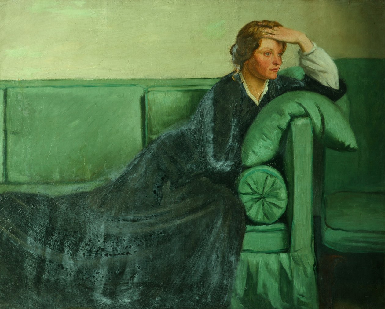 Květ, ovoce a trn (olej na plátně) od William Rothenstein