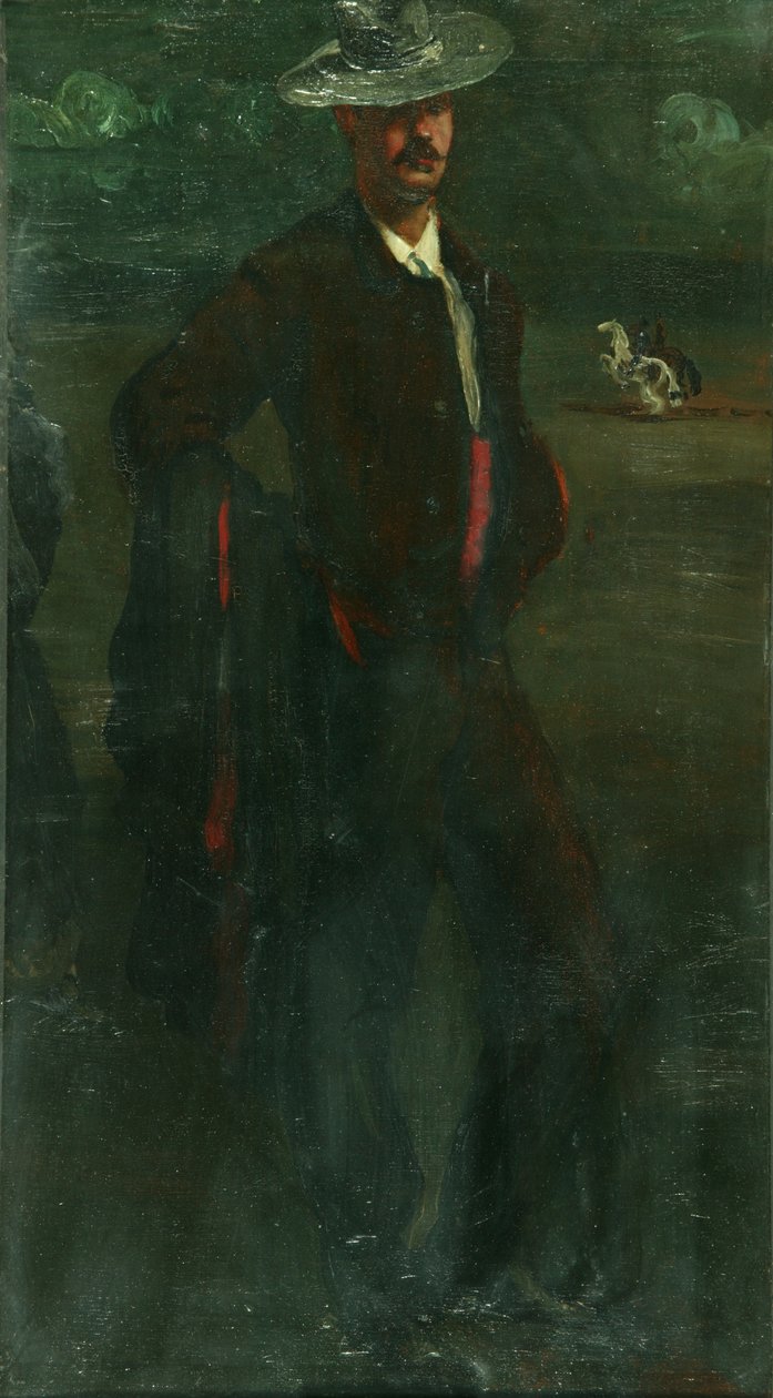 Ignatius Zuloaga As A Bullfighter, kolem 1895 (olej na plátně) od William Rothenstein