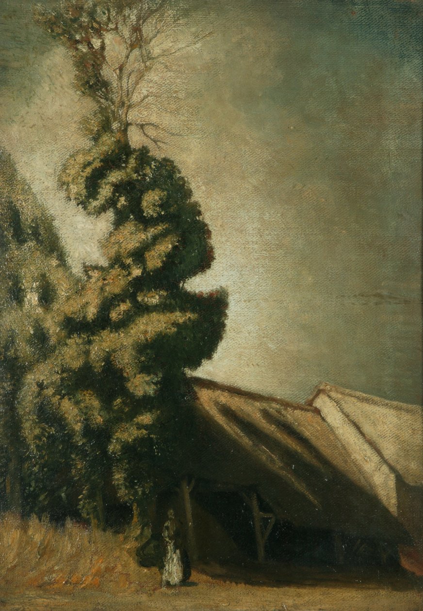 Le Grand If Vert, cca 1900 (olej na plátně) od William Rothenstein