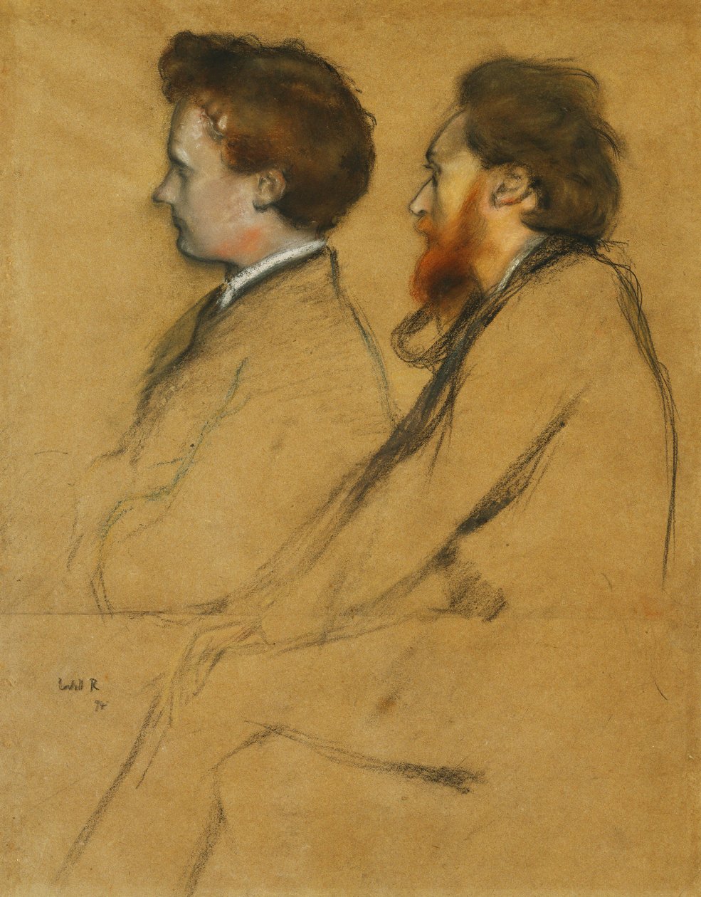Pan Charles Ricketts a pan Charles Hazlewood Shannon od William Rothenstein