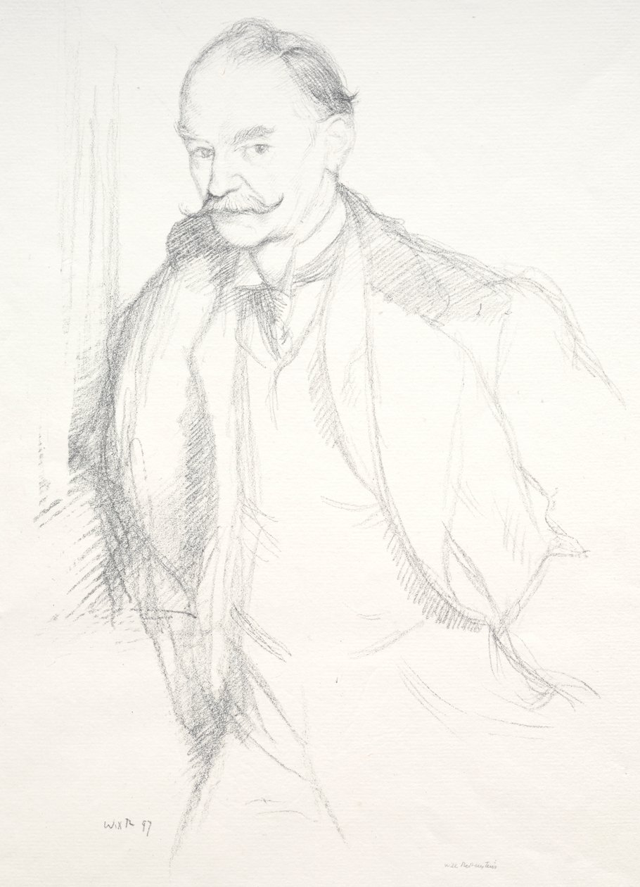 Thomas Hardy od William Rothenstein