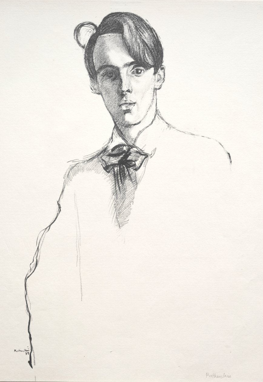 William Butler Yeats od William Rothenstein