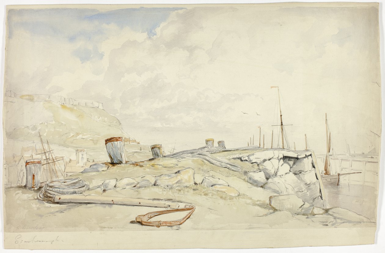 Pobřeží Scarborough od William Roxby Beverley