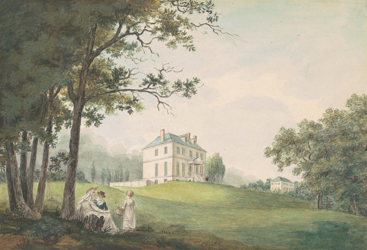 Sweet Briar, c.1808 (akvarel a grafit na tkaném papíře) od William Russell Birch