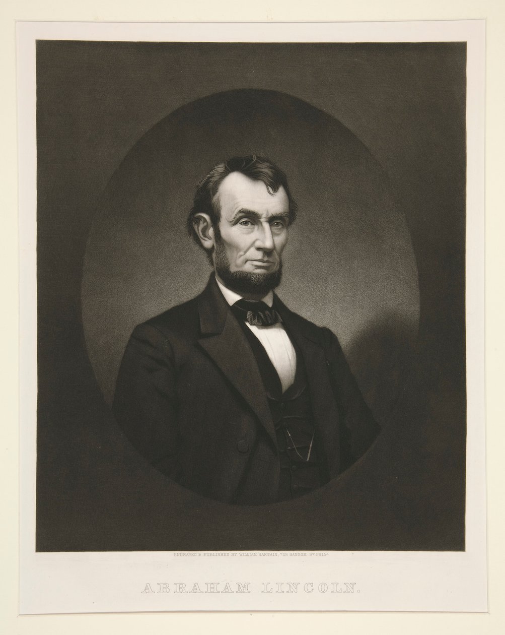 Abraham Lincoln od William Sartain