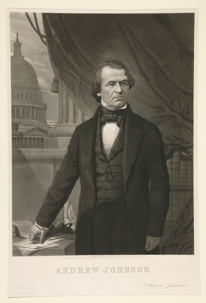 Andrew Johnson od William Sartain