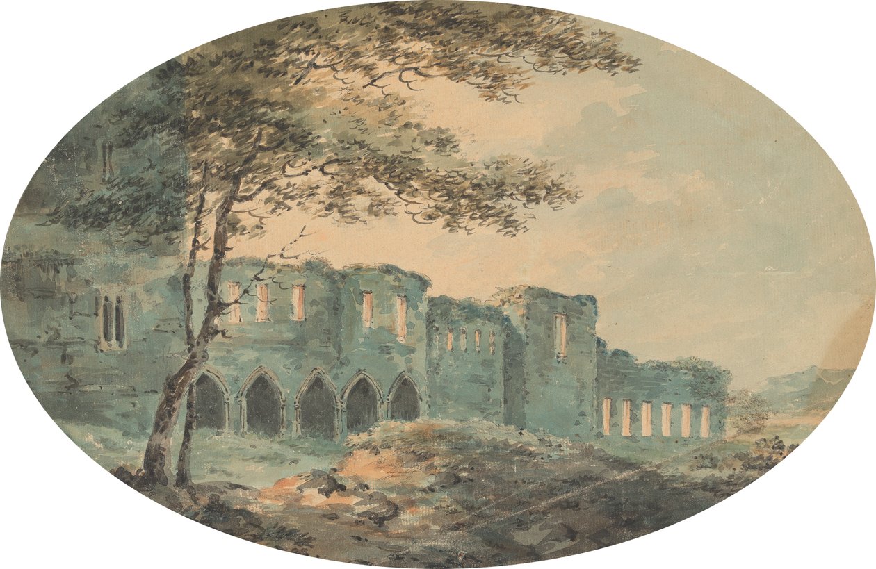 Zřícenina Abbey od William Sawrey Gilpin
