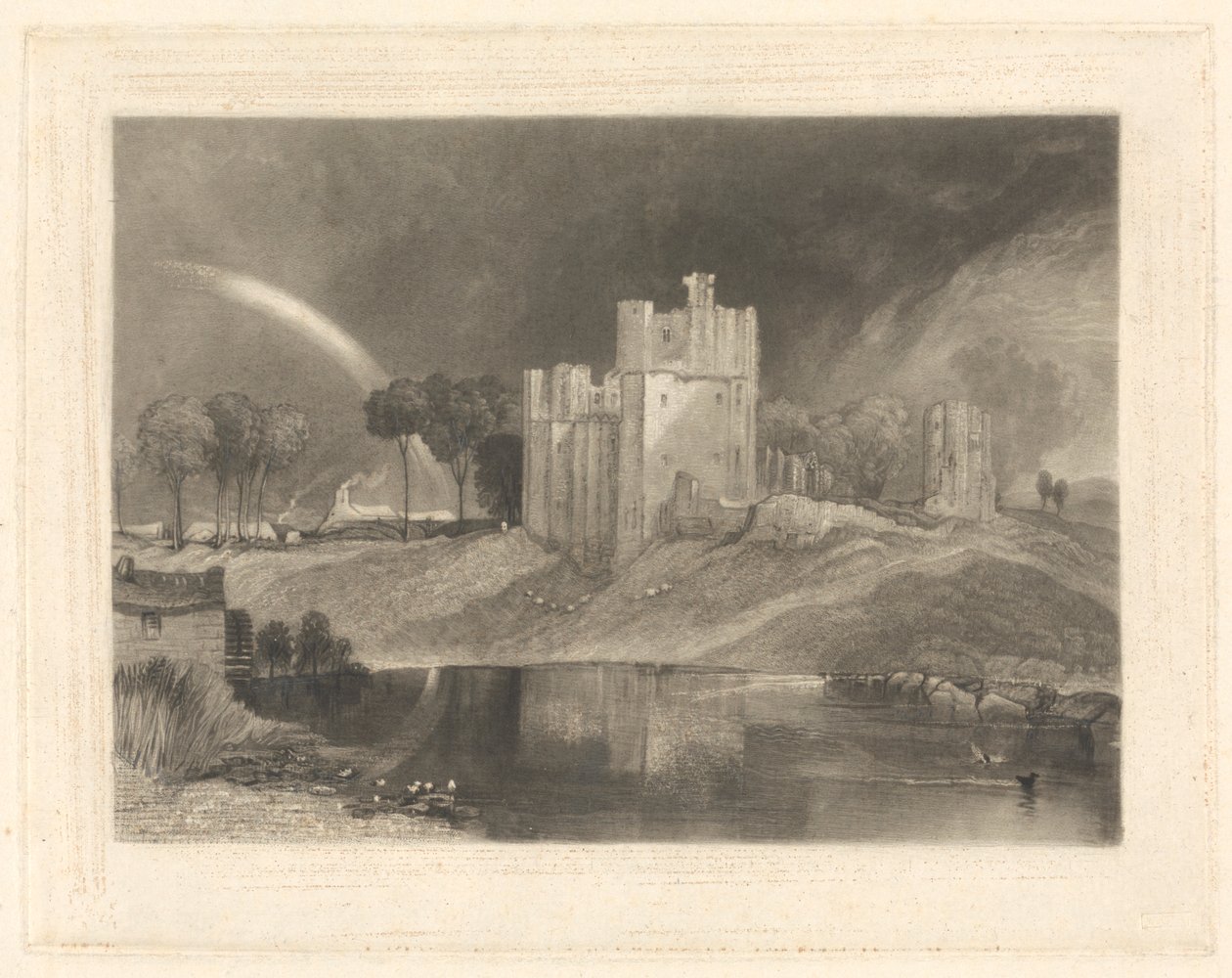 Brougham Castle, poblíž soutoku řek Eamont a Lowther od William Say