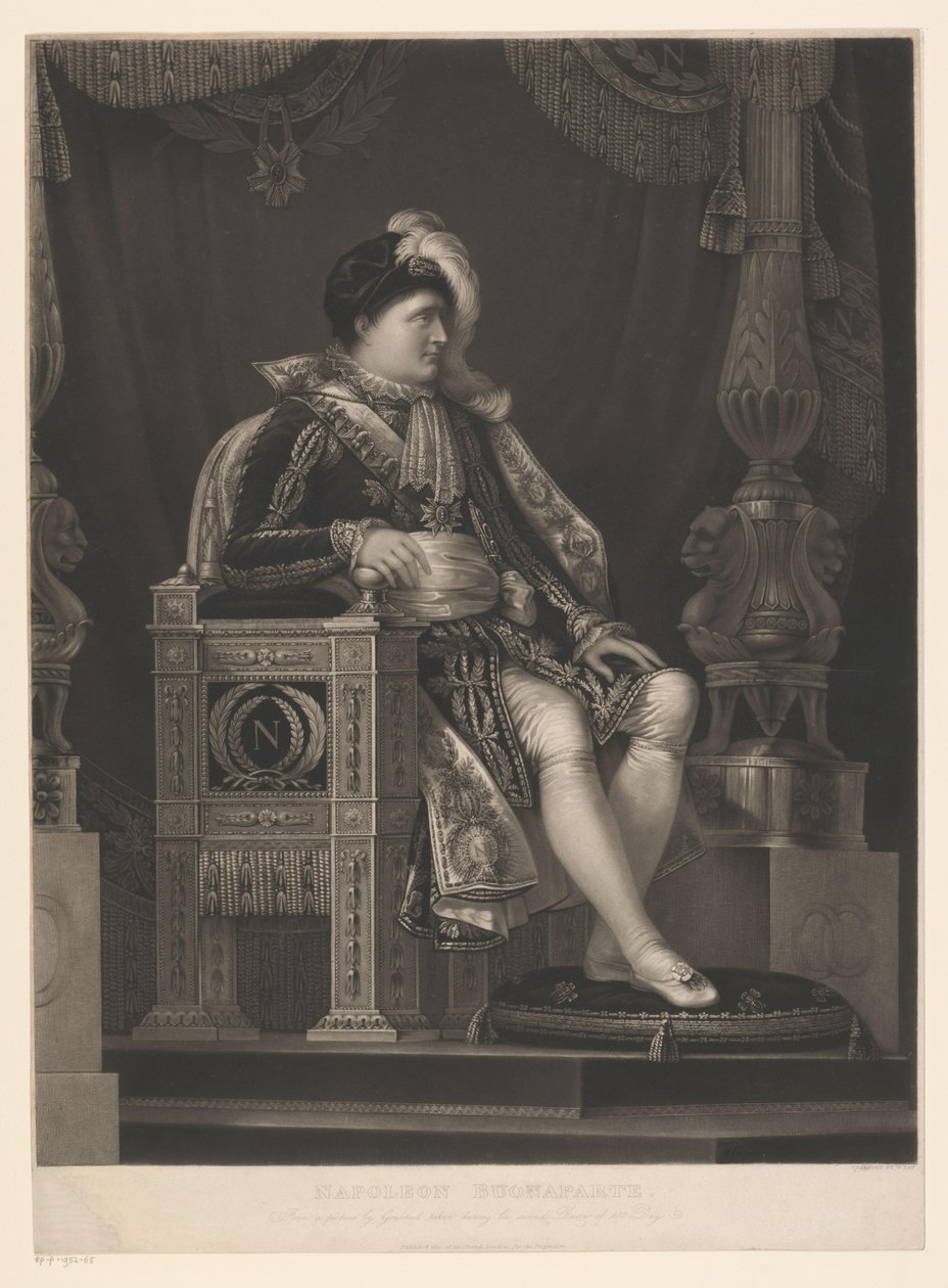 Portrét Napoleona Bonaparta Napoleon Buonaparte (titul na předmětu) od William Say