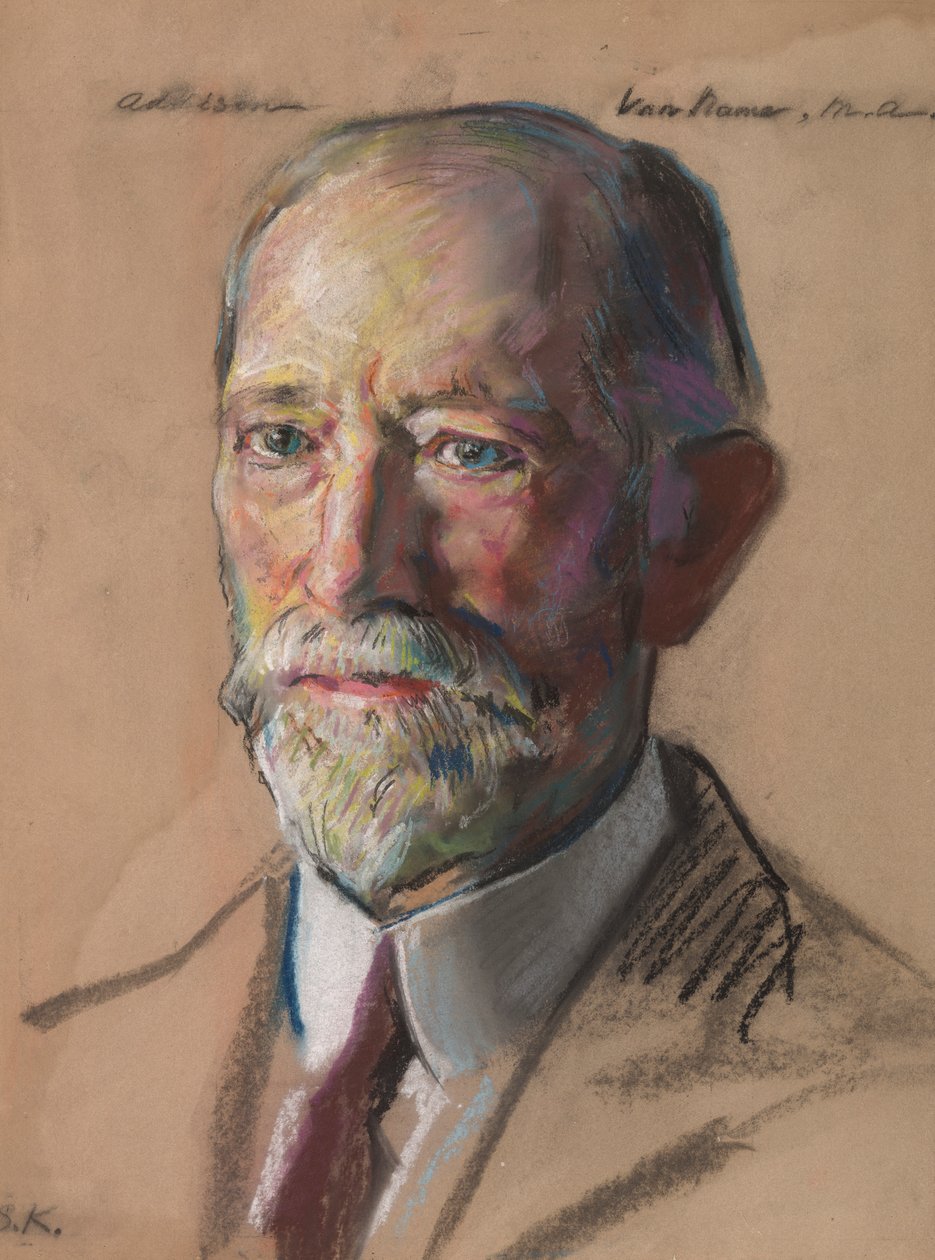 Addison Van Name B.A. 1858-Knihovník 1865-1905 od William Sergeant Kendall