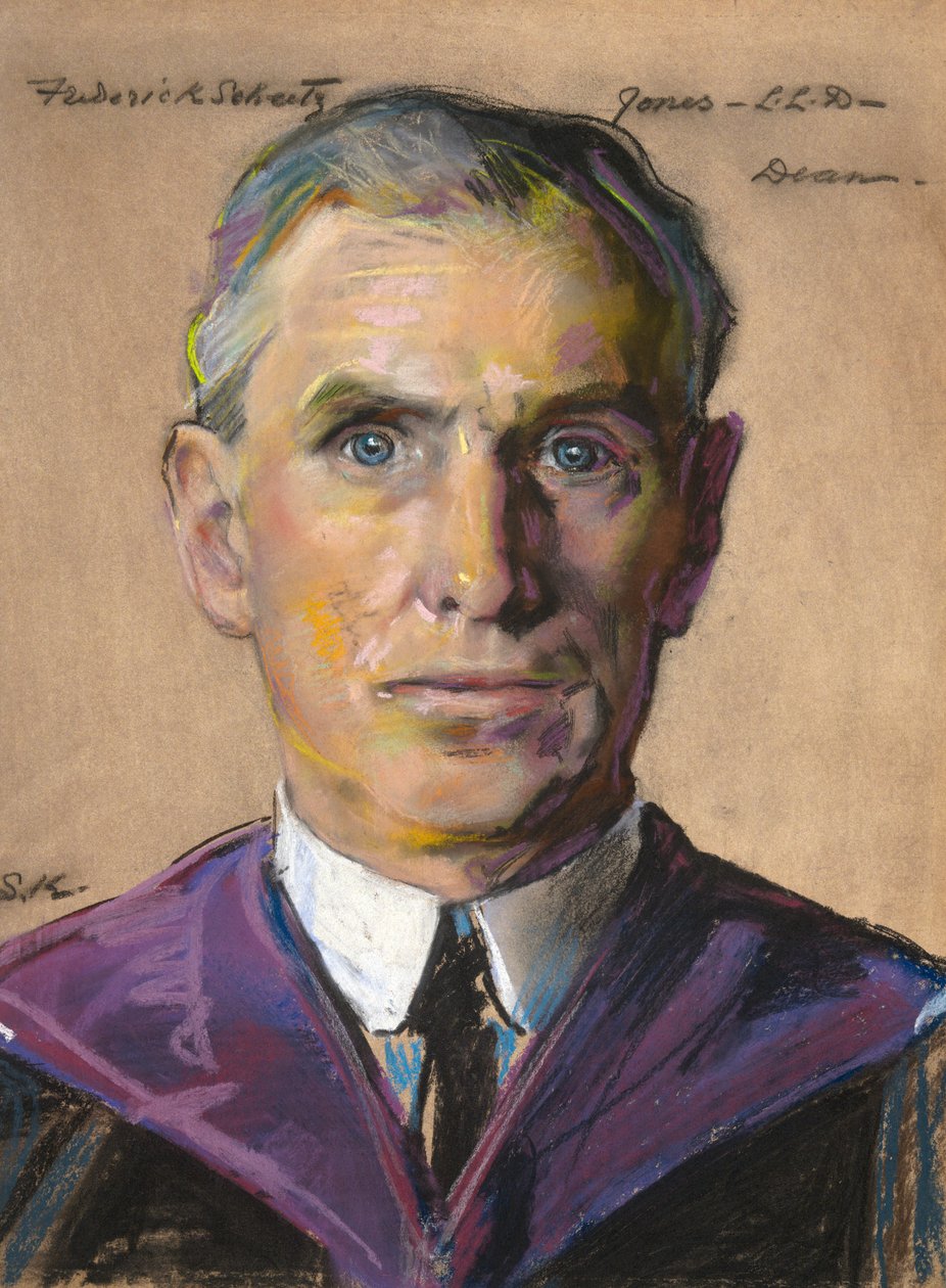 Frederick S. Jones: B.A. 1884, děkan Yale College 1909- od William Sergeant Kendall
