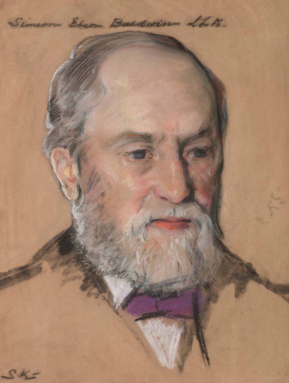Simeon Eben Baldwin B.A. 1861, profesor práv 1872-1912 guvernér ČT od William Sergeant Kendall