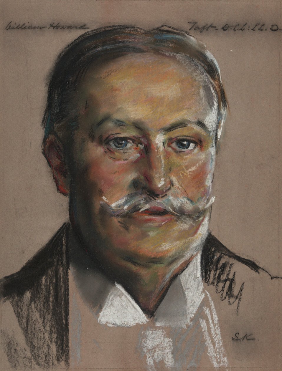 William Howard Taft-B.A. 1878. Pres. USA 1908-12, profesor ústavního práva na Yale 1913-1921 od William Sergeant Kendall
