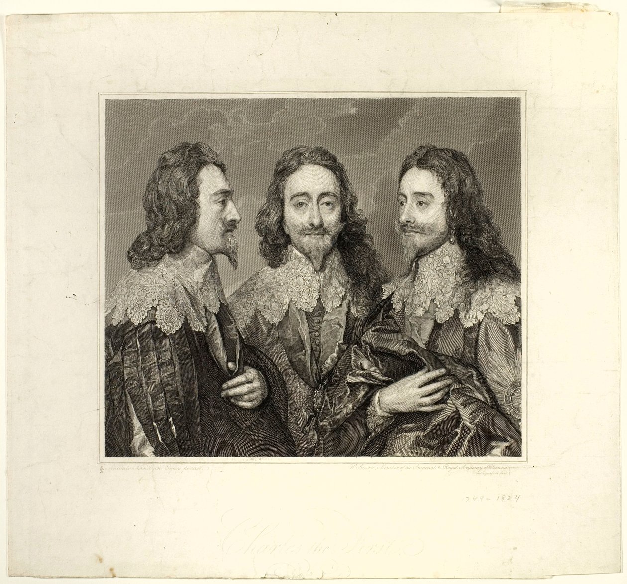 Karel První od William Sharp
