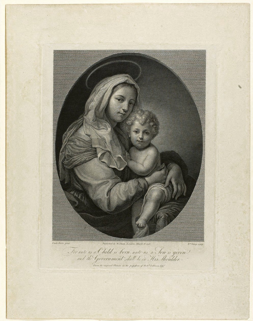 Madonna a dítě od William Sharp