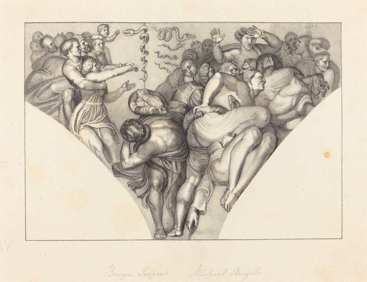 Drzý had od Michaela Angela od William Sharp after John Flaxman