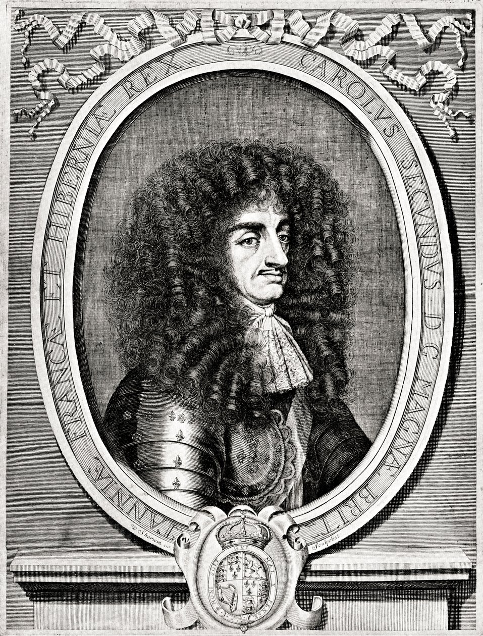 Karel II., král Velké Británie a Irska, 19. století od William Sherwin